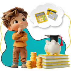 Финансовый интеллект вместе KIBERone - КИБЕРшкола программирования для детей, компьютерные курсы для школьников, начинающих и подростков - KIBERone г. Котлас