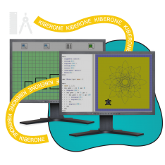 Исполнители чертежник и черепашка - КИБЕРшкола программирования для детей, компьютерные курсы для школьников, начинающих и подростков - KIBERone г. Котлас