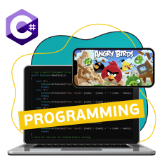 Программирование на C#. Удивительный мир 2D-игр - КИБЕРшкола программирования для детей, компьютерные курсы для школьников, начинающих и подростков - KIBERone г. Котлас