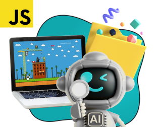 Язык программирования JavaScript + AI. Проектное обучение + геймификация + AI-помощники - КИБЕРшкола программирования для детей, компьютерные курсы для школьников, начинающих и подростков - KIBERone г. Котлас